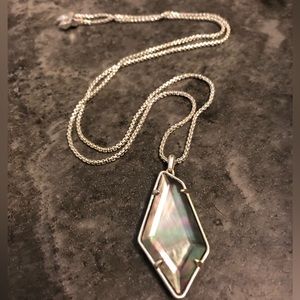 Kendra Scott Silver/Gray Necklace